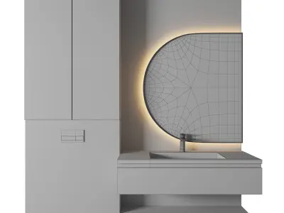 Luxury Bathroom 95 3D model