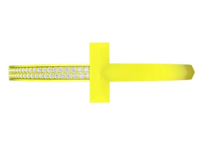 A7949 Luxury Diamond Women Bangle Bracelets 3D Model 3D print model