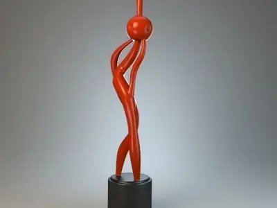 Sculpture Harlequin 3D model