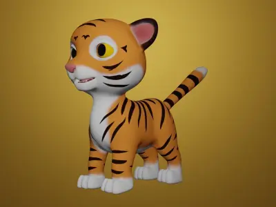  tiger 3D model