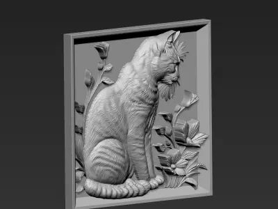 Cat A17 3D print model