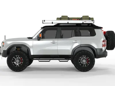Toyota Land Cruiser Prado 2024  3D model