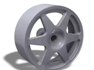 6 spokes rim MULTICOLOR - llanta 3D print model