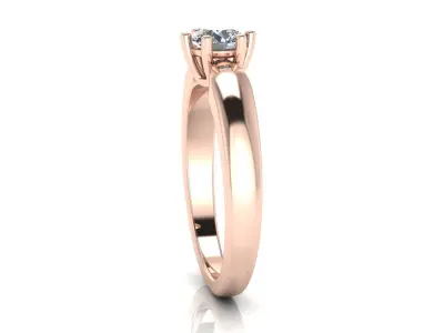 Jewelry Diamond Ring 3D Print Model  3D print model order