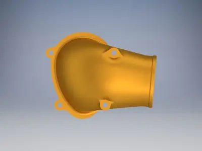 C20xe Powercap 71 mm no fitting RIGHT PIPE 3D print model