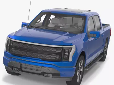 Electric Pickup Truck 3D model