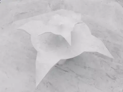 Detailed Marble Fountain 3D Model 3D model