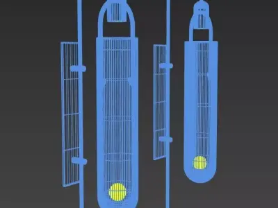 Modern Wall Light 3D model