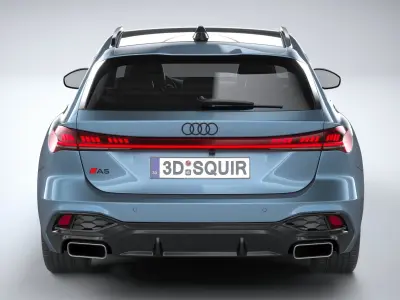 Audi A5 Avant S-line 2025 3D model