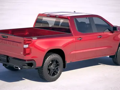 Chevrolet Silverado z71 CG 2019 3D model