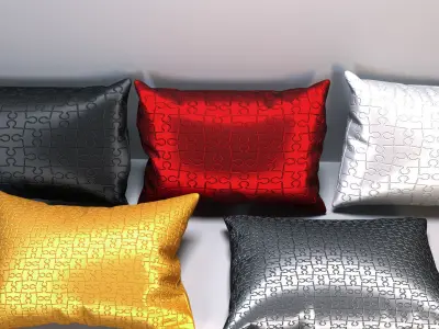 Pillows Puzzle 3D model