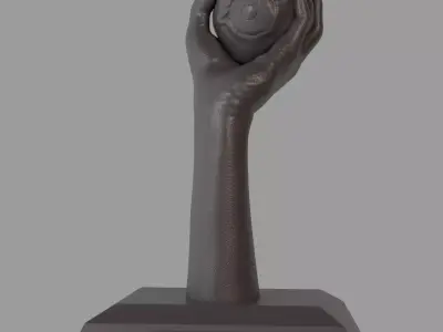 Halloween Eyeball Trophy 3D print model