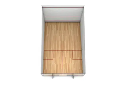 Squash court 3D model