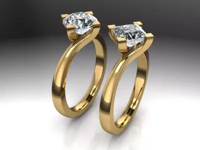 Cocktail Rings 3D print model