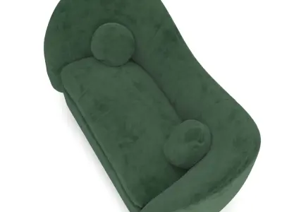 Kooper 2 Seater Sofa 3D model