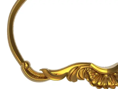 carved frame  3D model 3