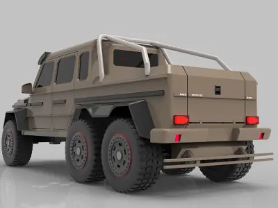 Mercedes Benz G63 3D print model