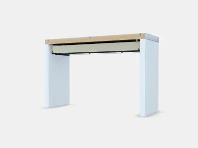MALM Toiletfel Low-poly 3D model