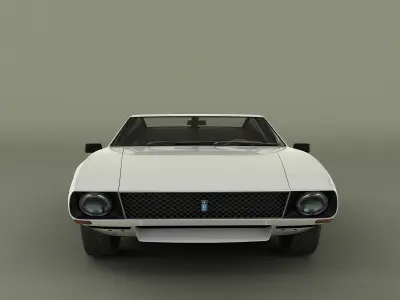 De Tomaso Mangusta 1969 3D model