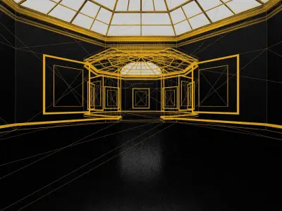 Art Gallery 008 UE4 3D model