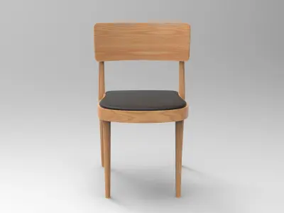 Paki Chair Low-poly 3D model