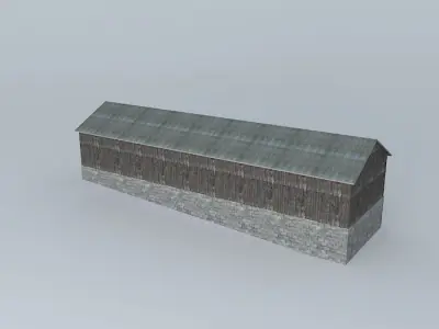 Tobacco Barn Black Perigord Free 3D model