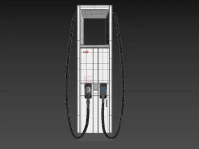 ABB Terra HP 150 350 - 2 EV Electric Car Charger Station 3D model