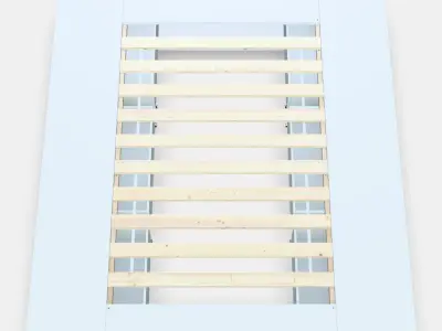 NORDLI Bed frame with storage 2 Low-poly 3D model