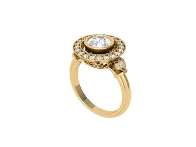 Wedding Ring  3D print model 39