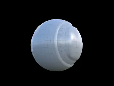 TENNIS BALL  Low-poly 3D model