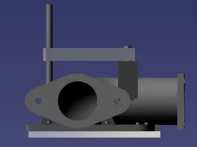 Elbow Pipe Fixture 3D print model