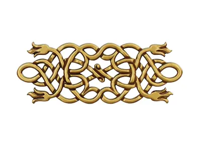 classic decor ornament 02 3D model