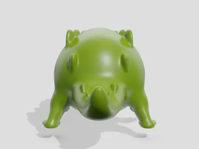 Cute crocodile  3D model