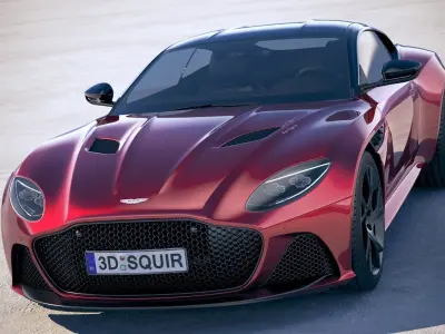 Aston Martin DBS Superleggera 2019 3D model