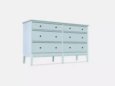IDANAS Chest of 6 drawers 3 Low-poly 3D model
