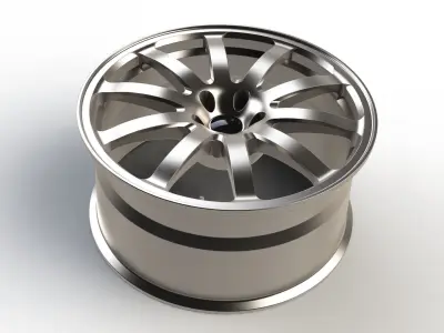 Vehicle Rim 3D print model