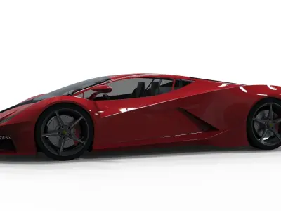 Ferrari supercar 3D model