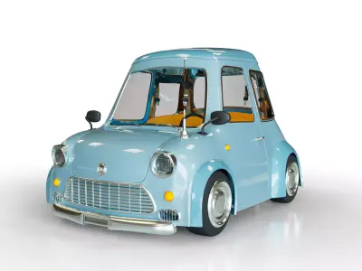 Toon Car 3D model purchase