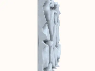 Stone wall 196 3D model