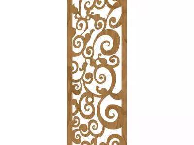Decorative panel STL 3D model 62