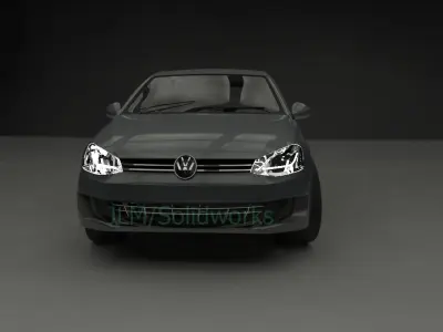 Vw golf  3D model