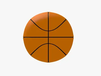 Basketball 3D Model 3D model purchase