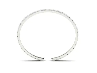 Bracelet - 6 rose gold bangle with diamonds 3D print model