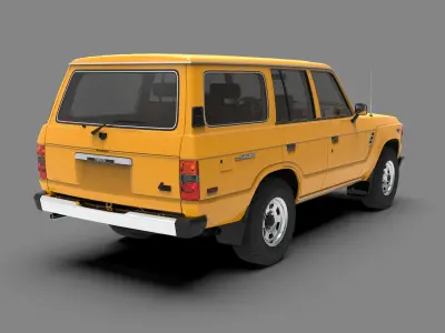 Toyota Land Cruiser FJ60 1980 3D model