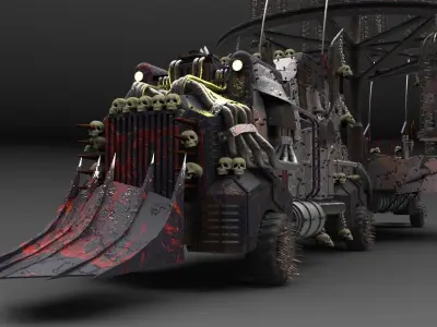 Mad Max War Rig 3D model