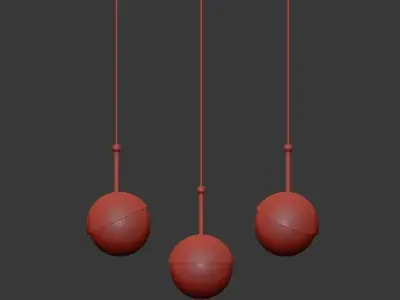 Golden Ball 3D model