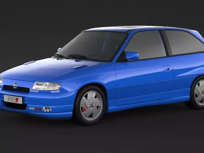 Opel Astra GSI 3D model