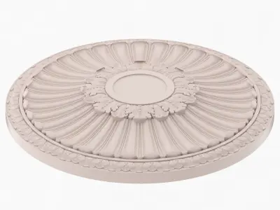 Classic Ceiling Medallion 32 3D model
