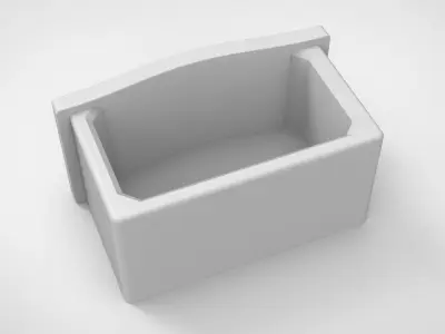 vintage Drawer shape vase 3D print model