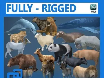 Pack - Mammals 3D model